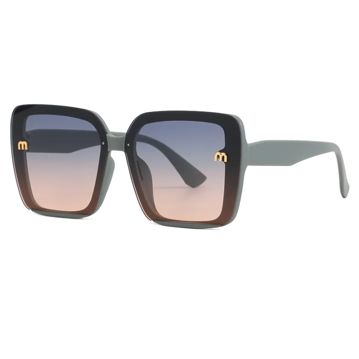 Brand%20Sunglasses%20Women's%20Square%20Classic%20Large%20Frame%20Fashion%20Men's%20Rectangular%20Letter%20Design%20Retro%20Sun%20Glasses%20UV400%20-%20Image%203