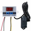 W3005 Digital Humidity Controller XH-W3005 12V 24V 220V Humidistat Hygrometer Humidity Control Switch Regulator Humidity Sensor.