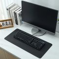 Pink Solid Color Leather Desk Pad Mouse Protector Large Small Mouse Pad Home Office Game Desk Mat PU Leather Pc Laptop Mouse Pad. 