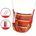 1pc Outdoor Hammock Chair Canvas Leisure Swing Chair No Pillow Or Cushion Dormitory Hammock Swing Rocking Chair(With Storage Bag. 