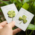 1PC Four-leaf Clover Patches Ironing Cloth Stickers Embroidery Patch Small Applique DIY Repair Hole Parches Ropa Plancha.