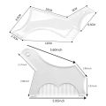2pcs/set Multifunktional Men's Beard Shaping Tool Template, Beard Guide Shaper with Inbuilt Comb, Multi-liner Edges Shave for Cu. 