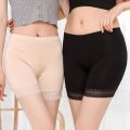 Women Lace Safety Short Slacks Anti Emptied Underwear High Elastic Waist Short Boxer. 