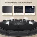 ELEHOT Neck Collar Massager Shiatsu 4D, Belted Neck & Back Massager with Heat, Ergonomic U-Shaped Design, 8 Rotating Massage Balls, 45°C Heat Function, Portable for Home, Office & Car, Multi-Area Use, Relaxation & Pain Relief. 