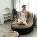 Portable Inflatable Lazy Sofa with Footstool, Hot-Selling Outdoor Camping Lounger, Waterproof Wear-Resistant Air Mattress for Na. 