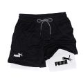 Summer Breathable 2-in-1 Double-layer Shorts for Men's Elastic Compression Shorts Quick-drying Phone Pocket Towel Loop Shorts.