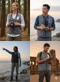 Safari Jacket for Men – Stylish 6 Pocket Design – Durable Jeans Cotton – Guaranteed Colors – By Zee Collection. 