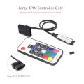 RGB LED Controller 12V SATA RF Wireless Remote Control SATA Large 4Pin RGB LED Strip Controller for PC Computer Case Lighting. 