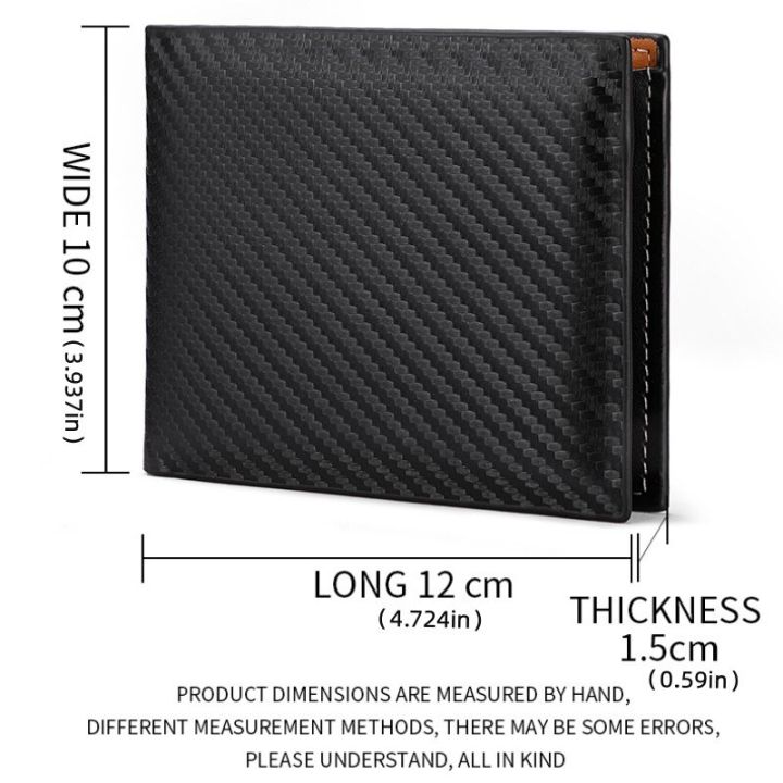 New%20Carbon%20Fiber%20Short%20Wallet%20Men's%20Card%20Bag%20Integrated%20Zipper%20Change%20Bag%20Holder%20-%20Image%203
