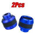 4Pcs Aluminum Alloy Motorcycle Crash Protector Scooter Wheel Front Fork Frame Falling Protection Pads Sliders Moto Exterior. 