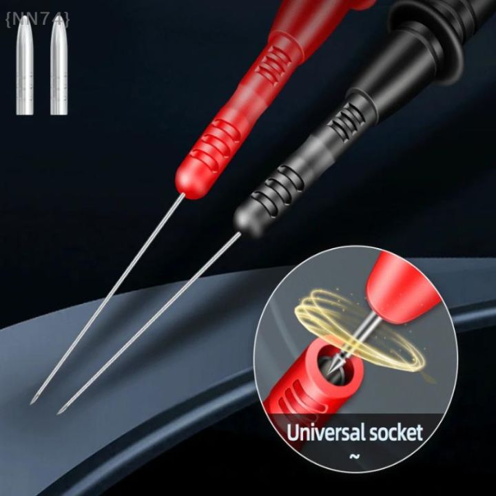 Multimeter Probe Upgrade Kit - 1 Pair T2003 Bendable Fine Needle Tips ...