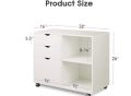 VTEC Home 03 Drawer Mobile File Cabinet / Drawer Set / Mobile File Rack / Storage Cupboard- OFC 800. 