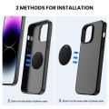 TOPK Metal Plate for Phone,4 Pack Universal Replacement Phone Car Mount for All Magnetic Car Phone Holder Cradle with3M Adhesive. 