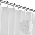 Hotel Bathroom Fabric White Heavy-duty Waterproof Shower Curtain 72 "W X72" H. 