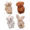 Dollhouse Decoration 1/12 Scale Cafes Doll House Ornament Dining Mini Bear Party Favor Girls Boy Kids Toys Doll House Bear.