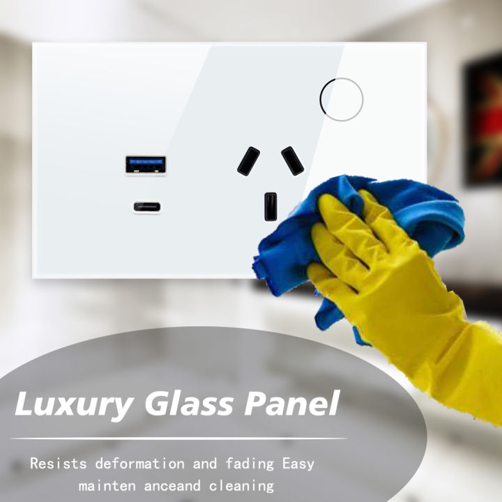 LiwoKit%20AU%20Tuya%20Wifi%20Wall%20Socket%20Smart%20WIFI%20Plug%20USB%20TYPE-C%20PD%2030W%20Argentina%20Outlet%20Power%20Touch%20Remote%20by%20Alexa%20%20Home%20-%20Image%204