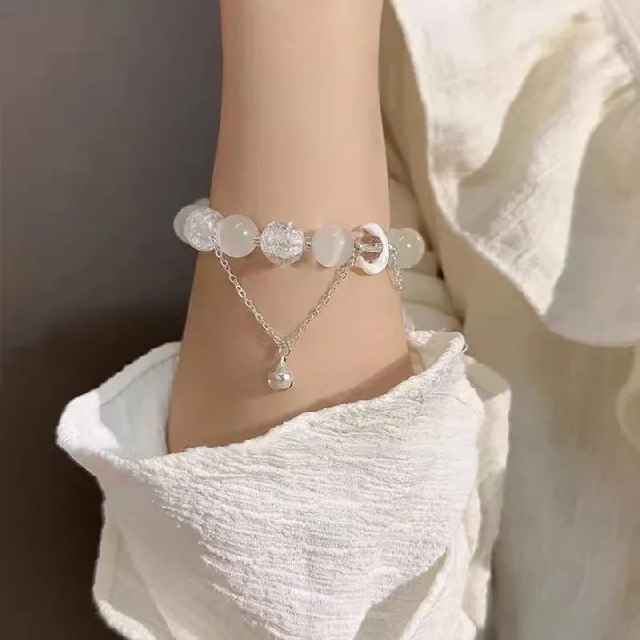 Bracelet,%20antique%20Chinese%20safety%20lock%20bracelet,%20sweet%20beaded%20bracelet,%20student%20best%20friend%20gift%20-%20Image%204