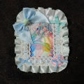 Lolita Maid Lace Handmade ID Card Holder Cute Badge Reel for Girls Kawaii Card Case with Lanyard. 