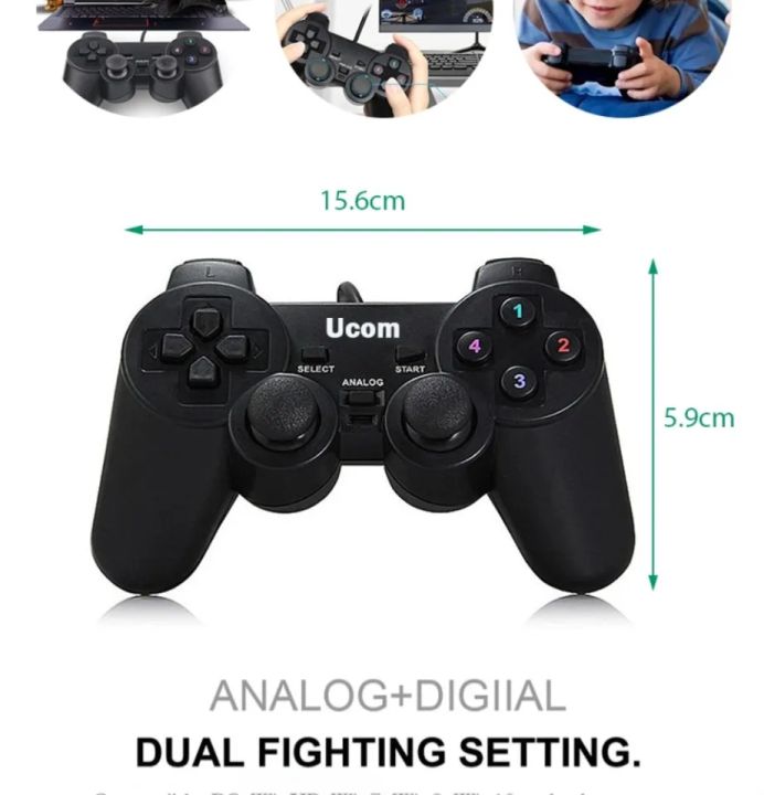 Ucom%20PC%20Dual%20Shock%20Wired%20USB%20Gaming%20Controller.%20-%20Image%204