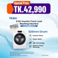 Haier 8Kg Front Loading Washing Machine Free Delivery & Installation (HW80-BP12929A).