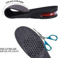 1Pair Height Increase Insole for Feet 3cm 5cm 7cm 9cm Variable Height Shoes Insoles Men Women Air Shock Absorbing Shoe Pads. 