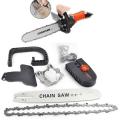 CHAINSAW ATTACHMENT FOR ANGLE GRINDER , WOOD CUTTING ATTACHMENT, TREE CUTTER ATTACHMENT, ANGLE GRINDER PARTS. 