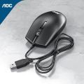 AOC MS100 wired USB mouse Home Office business computer desktop mouse. 