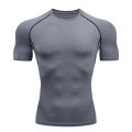 Men's Compression Shirts Summer Short Sleeves Tees T-shirt Gym Workout Fitness Running Tops Undershirts Baselayer Sportswear.