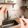 Straw stainless steel,Reusable straw with brush ,5 in 1 pack. 
