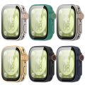 PC Case+Glass For  Watch Fit 3 Smartwatch Change to Ultra Screen Protector For  Fit 3 Upgrade to Ultra2 Accessories. 