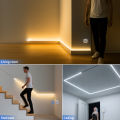 5M 10M PIR Motion Sensor LED Ceiling Light Strip 24V WS2811 Pixels Addressable Chasing Tape For Room Corridor Entrance Door Lamp. 