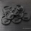 High-quality 40.5mm 49mm 52mm 55mm 58mm 62mm 67mm 72mm 77mm 82mm Center Pinch Snap-on Cap Cover Camera Lens. 