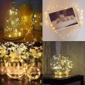 10 20 30 LED 1M 2M 3M Cork Shaped Silver Copper Wire String Fairy Light Wine Bottle for Glass Craft Christmas DIY Party Decor. 