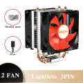 CPU Air Cooler X79 X99 3Pin/4Pin PWM Processor Cooling Fan For Intel LGA 1366 1151 1155 1200 1700 2011 AMD AM3 AM4 AM5. 