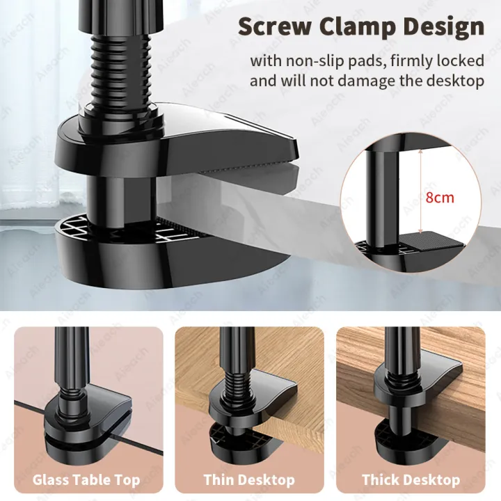 Tablet%20Bracket%20for%20Bed%20Desk%20Gooseneck%20Tablet%20Stand%20Flexible%20Long%20Arm%20Clamp%2011%20inch%20Tablet%20Holder%20For%20Smartphone%20Redmi%20%20Pad%20-%20Image%204