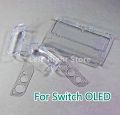 Transparent Crystal Clear Protective Case Cover for Nintendo Switch OLED. 