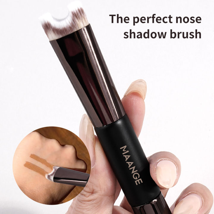 MAANGE%20Nose%20Contour%20U-Shaped%20Makeup%20Brush%20for%20Sculpting%20And%20Defining%20Double%20Head%20Foundation%20Highlighter%20Brush%20Nose%20Shadow%20Brush%20-%20Image%203