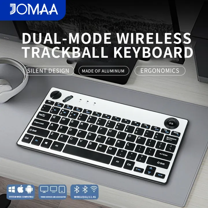 Jomaa%20Bluetooth%20Wireless%20Gaming%20Keyboard%20Controller%20with%20Trackball%20Mouse%20funtion%20Game%20Controller%20USB%20Keyboard%20Joystick%20-%20Image%202