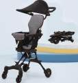 Light Foldable Baby Stroller Kid Travel Carriage Cart Newborn Two-Way Seats Landscape Stroller Portable Children Four-Wheel Cart. 