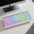 2025 Super Contour PBT Keycaps Side Glow Light Mechanical Keyboard Original Factory Height for 61/68/75/84/87 Keys Game Keyboard. 