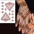 Fashion Stickers Temporary Water Proof Henna Tattoos/ Mehndi Stickers / Arabic Henna stickers/ instant mehndi stickers. 