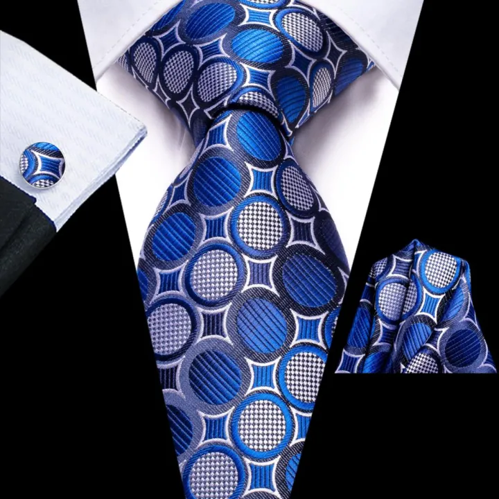 Hi-Tie%20Designer%20Blue%20White%20Dot%20Wedding%20Tie%20For%20Men%20Handky%20Cufflink%20%20Men%20Necktie%20Fashion%20Business%20Party%20Dropshipping%20-%20Image%205