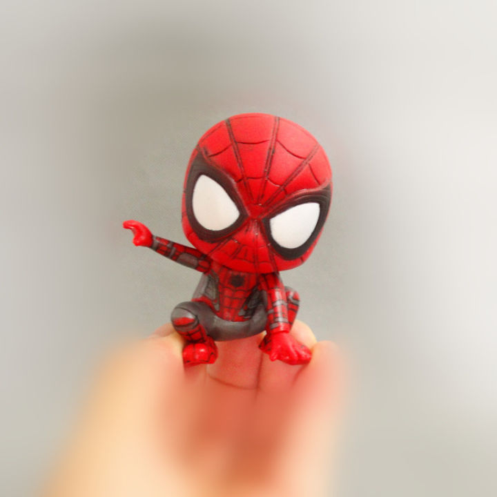 Marvel%20Avengers%20Spider%20Man%20Cute%20Action%20Figure%20Posture%20Anime%20Decoration%20Collection%20Figurine%20Toy%20Model%20Ornaments%20Children%20%20-%20Image%205