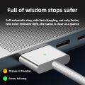 Type-C ( USB-C ) to magsafe 1 2 3 Charging Cable PD charger for MacBook Air/Pro Power Adapter Cable 1.8M 2M Nylon Braided 61W PD.