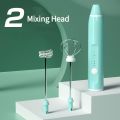 1 PCS Electric Milk Frother Portable Egg Beater USB Rechargeable Handheld Coffee Blender Milk Shaker Mixer Foamer Food Blender.