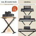 KEYBOARD STAND - DOUBLE X Adjustable keyboard stand, organ stand. 