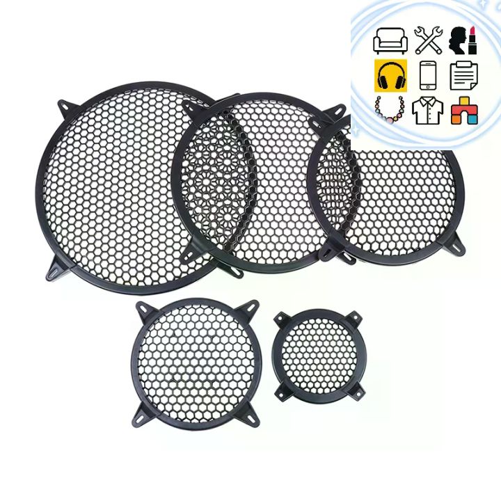 Car%20Audio%20Speaker%20Mesh%20Cover%20Protector%204/6/8/10/12''%20Accessory%20Speaker%20Grill%20Guard%20for%20Car%20Audio%20System%20-%20Image%203
