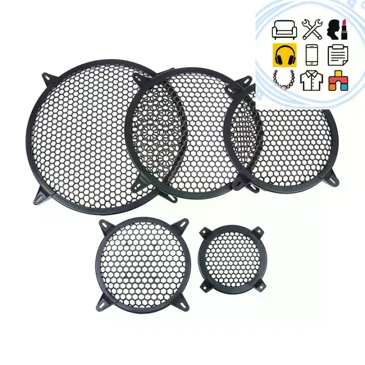 Car%20Audio%20Speaker%20Mesh%20Cover%20Protector%204/6/8/10/12''%20Accessory%20Speaker%20Grill%20Guard%20for%20Car%20Audio%20System%20-%20Image%203