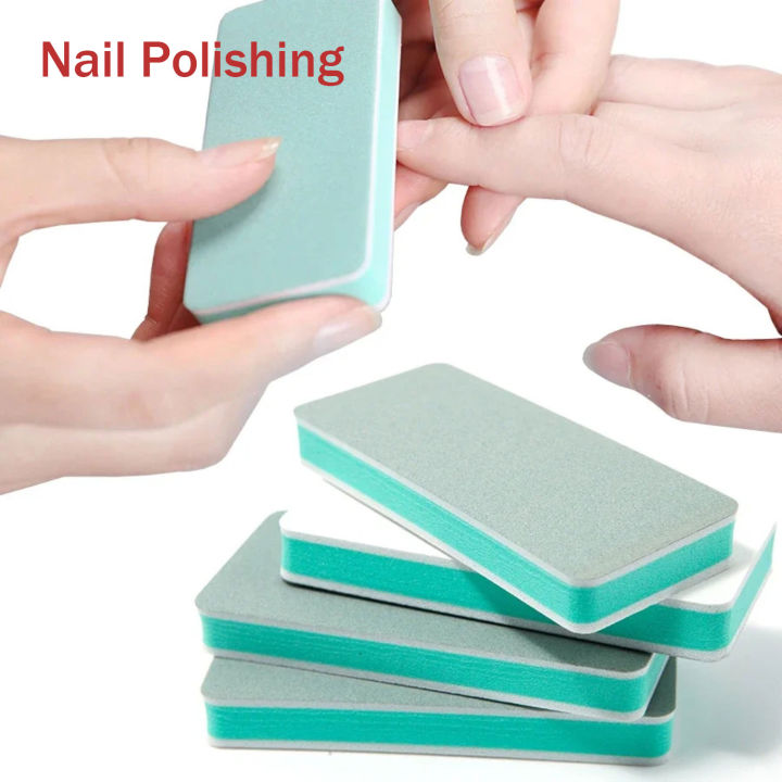 Large Dual-Sided Nail Buffing Blocks Professional Nail Care Multi ...