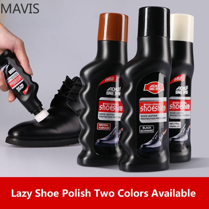 65ml Premium Liquid Shoe Polish Wax Leather Shoe Maintenance Oil Polish Garment Dyeing Leather Renovation